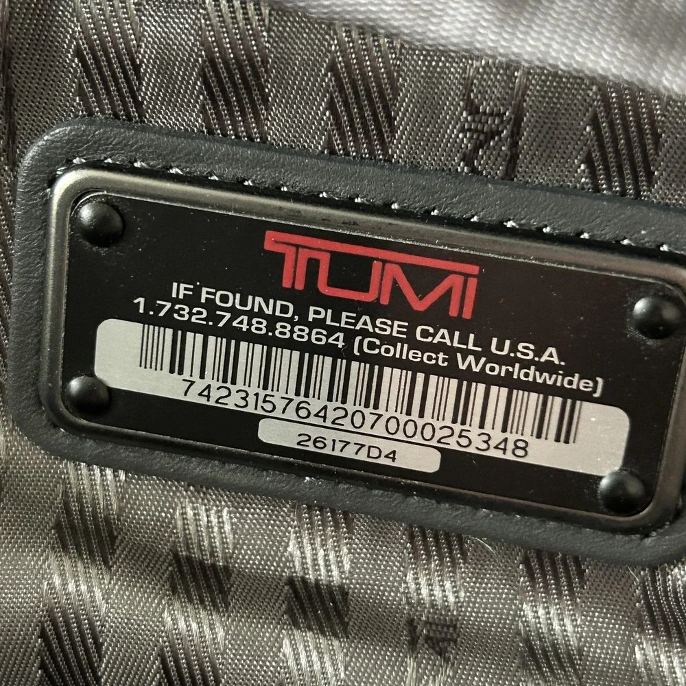 TUMI Alpha Ballistic Nylon Bag Compact Backpack Laptop Travel Commuter EUC
